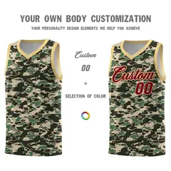 Camo Sports Uniform Basketball Jersey 3