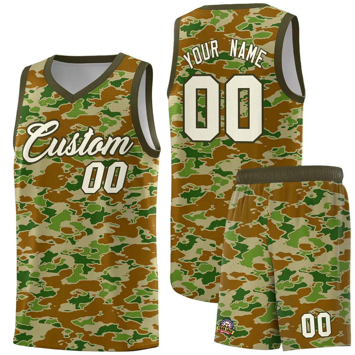 Camo Sports Uniform Basketball Jersey