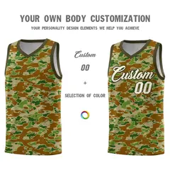 Camo Sports Uniform Basketball Jersey 3