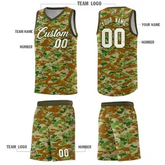 Camo Sports Uniform Basketball Jersey 5
