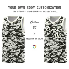 Camo Sports Uniform Basketball Jersey 3