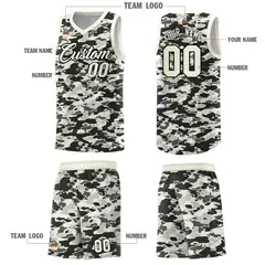 Camo Sports Uniform Basketball Jersey 5
