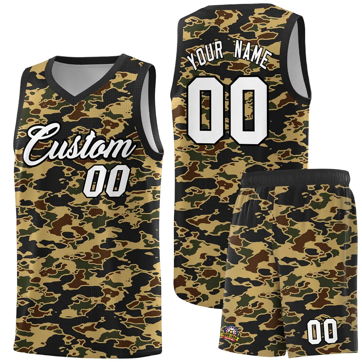 Camo Sports Uniform Basketball Jersey