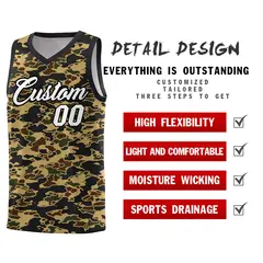 Camo Sports Uniform Basketball Jersey 2