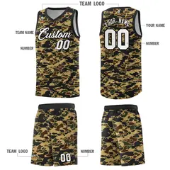 Camo Sports Uniform Basketball Jersey 5
