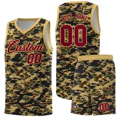 Camo Sports Uniform Basketball Jersey 1