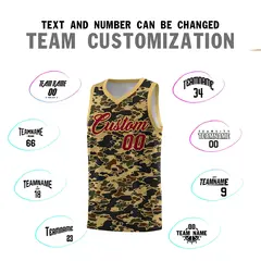 Camo Sports Uniform Basketball Jersey 4