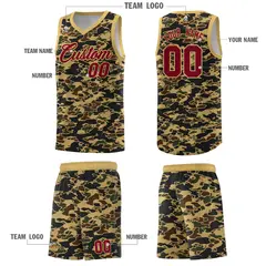 Camo Sports Uniform Basketball Jersey 5
