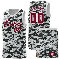 Camo Sports Uniform Basketball Jersey 1