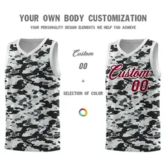 Camo Sports Uniform Basketball Jersey 3