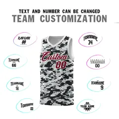 Camo Sports Uniform Basketball Jersey 4