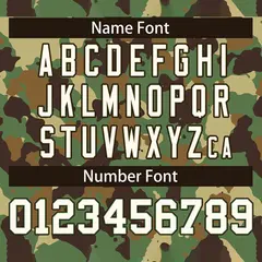 Camo White Brown Authentic Baseball Jersey 4