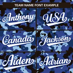 Camo White Light Blue-Royal Authentic Baseball Jersey 3