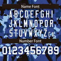 Camo White Light Blue-Royal Authentic Baseball Jersey 4