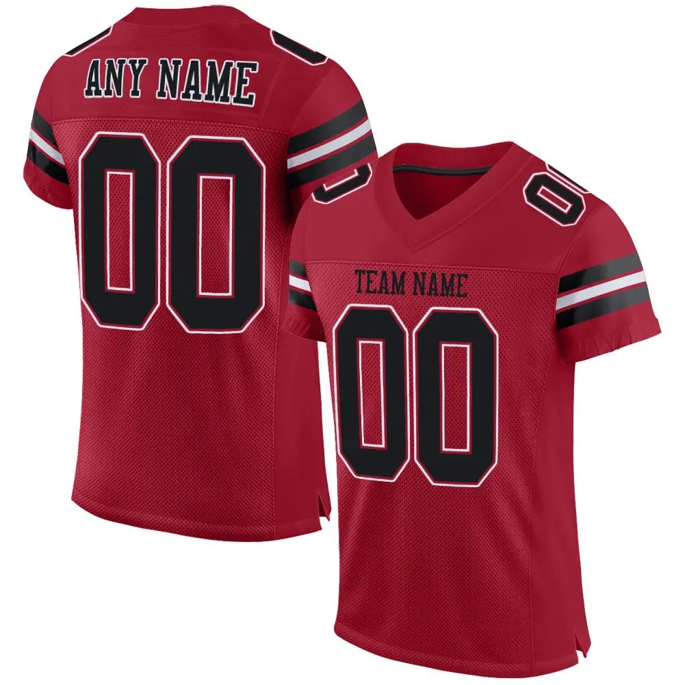 Cardinal Black-White Classic Mesh Authentic Football Jersey