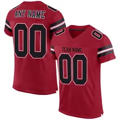 Cardinal Black-White Classic Mesh Authentic Football Jersey 1