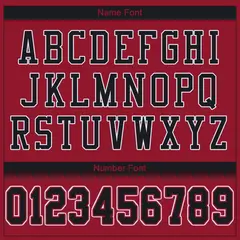 Cardinal Black-White Classic Mesh Authentic Football Jersey 3