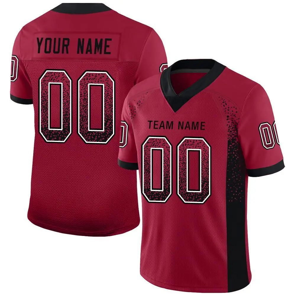 Cardinal Black-White Drift Mesh Football Jersey