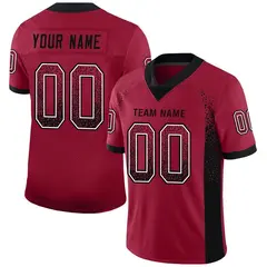 Cardinal Black-White Drift Mesh Football Jersey 1