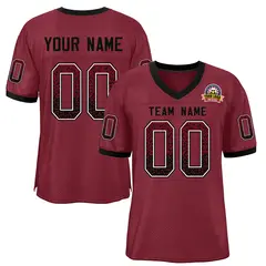 Cardinal Black-White Drift Mesh Football Jersey 1