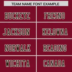Cardinal Brown Shoulder Cut Two-Tone Flag Football Jersey 3