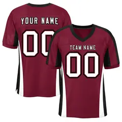 Cardinal Color Block Mesh Authentic Football Jersey