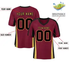 Cardinal Color Block Mesh Authentic Football Jersey 2