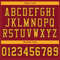 Cardinal Gold-Black Mesh Football Jersey 3