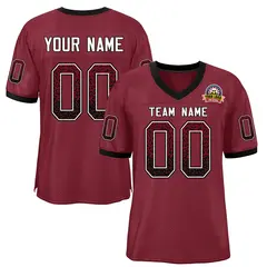 Cardinal White-Black Drift Mesh Football Jersey 1