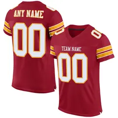 Cardinal White-Gold Classic Mesh Authentic Football Jersey 1