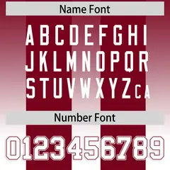 Cardinal White Gradient Vertical Stripe Football Jersey 4