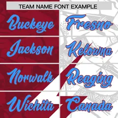 Cardinal White Split Lightning Pattern Football Jersey 3