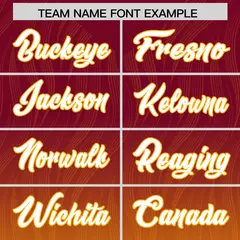 Cardinal Yellow Gradient Outdoor Authentic Football Jersey 3