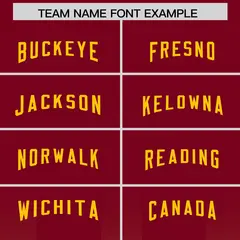 Cardinal Yellow Vertical Gradient Stripe Football Jersey 3