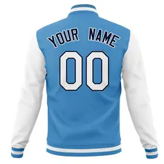 Casual Letterman Varsity Baseball Jacket Full-Snap Coat 22