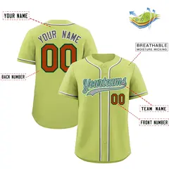 Champagne Baseball Jersey 2