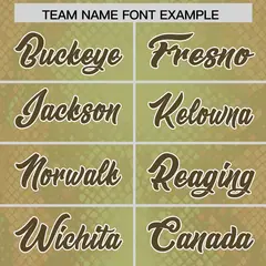 Champagne Snakeskin Graffiti Pattern Football Jersey 3