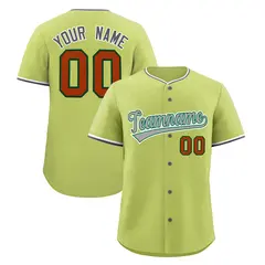 Champagne White Gray Classic Baseball Uniform 1
