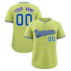 Champagne White Royal Baseball Jersey