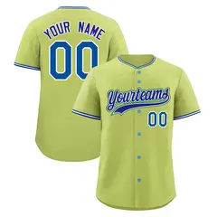 Champagne White Royal Baseball Jersey 1