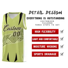 Champagne White Snake Scale Venomous Fang Graffiti Basketball Jersey 2