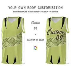 Champagne White Snake Scale Venomous Fang Graffiti Basketball Jersey 3