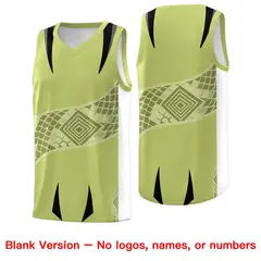 Champagne White Snake Scale Venomous Fang Graffiti Basketball Jersey 6