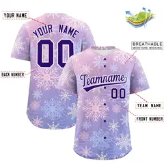Christmas Graffiti Pattern Authentic Baseball Jersey 2