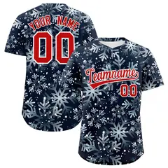 Christmas Graffiti Pattern Authentic Baseball Jersey