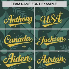 Christmas Graffiti Pattern Authentic Baseball Jersey 3