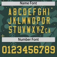 Christmas Graffiti Pattern Authentic Baseball Jersey 4