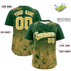 Christmas Graffiti Pattern Authentic Baseball Jersey 2