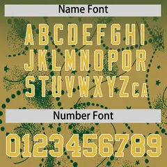 Christmas Graffiti Pattern Authentic Baseball Jersey 4