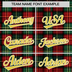 Christmas Graffiti Pattern Authentic Baseball Jersey 3